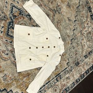 White casual jacket